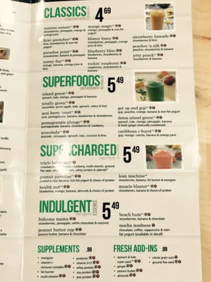 Menu photo 3 Tropical Smoothie Cafe Davenport, FL