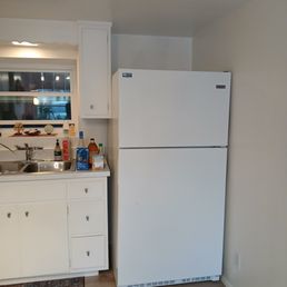 The new refrigerator...fits perfectly! The new refrigerator...fits perfectly!