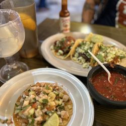 Tacos Mi Rancho - Fish and shrimp ceviche