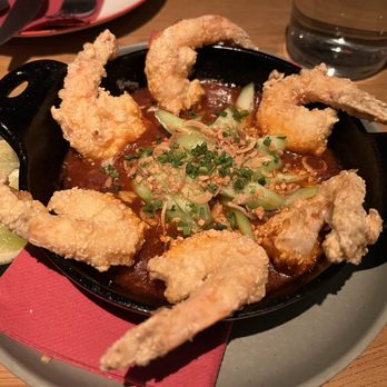 LMNO - Cucarachas (fried shrimp, hot sauce & butter, lime). Simple and tasty...if you like hot sauce. - Mexican Near Me - Philadelphia, Pennsylvania