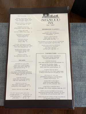 Menu photo 3 Sherwood Inn Skaneateles, NY