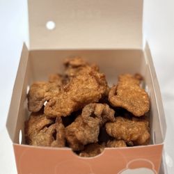 J&G Fried Chicken - Irvine - (R) J&G Popcorn Chicken 香香炸雞: signature crispy fried chicken bites, made w/50 year old J&G recipe & choice of sauce | $7.89