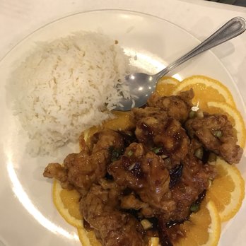 Silver Seafood Restaurant - Huge orange chicken lunch special-$6.95! - Seafood Near Me - Chicago, Illinois