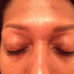 Bad brows. 1 thicker than the other, killed my arch on 1 and Krystal took off way too much hair