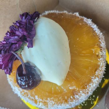 The Station on Kings - Pina colada upside down cake was fabulous. A classic dessert that transports you to the Keys. - Cafes Near Me - Lewes, Delaware The Station on Kings - Pina colada upside down cake was fabulous. A classic dessert that transports you to the Keys. - Cafes Near Me - Lewes, Delaware