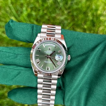 Vol Timepieces - Day Date 40 Olive Dial - Watches Near Me - New York, New York Vol Timepieces - Day Date 40 Olive Dial - Watches Near Me - New York, New York