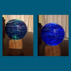 Beachtown Charities Thrift and Gift - Float with green light and blue light