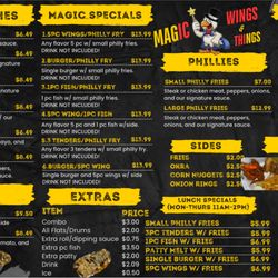 Magic Wings & Things - New and updated Menu