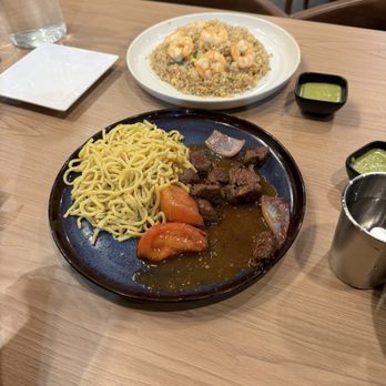 Sona Fusion Kitchen - GARLIC NOODLES (BEEF) FRIED RICE (SHRIMP) - Asian Fusion Near Me - Anaheim, California Sona Fusion Kitchen - GARLIC NOODLES (BEEF) FRIED RICE (SHRIMP) - Asian Fusion Near Me - Anaheim, California