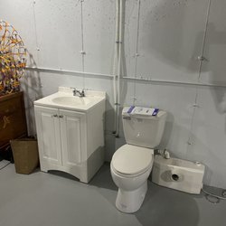Rowdy’s Plumbing and Heating - Basement up flush bathroom