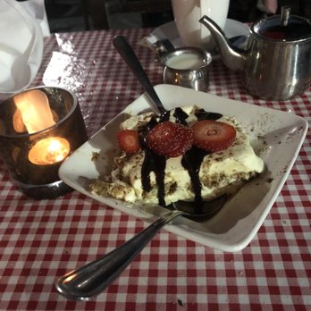 Florentia - Tiramisu outside patio. Great dinner and service - Italian Near Me - Toronto, Ontario