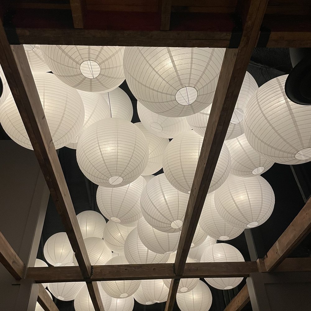 A Light in the Attic - white paper lanterns - Cocktail Bars Near Me - West Reading, Pennsylvania