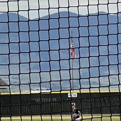 Allegiant Air - Flying over the Bandit baseball field