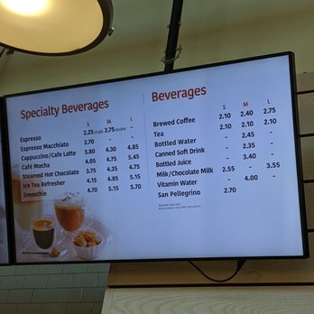 Michel's Bakery Café - Beverage menu - Bakeries Near Me - North York, Ontario