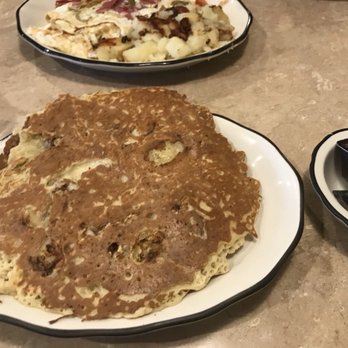 Hamden Town House - Banana walnut pancakes - They are huge. This is a short stack; 2 pancakes. Really good. Didn't even need syrup. - Diners Near Me - Hamden, Connecticut