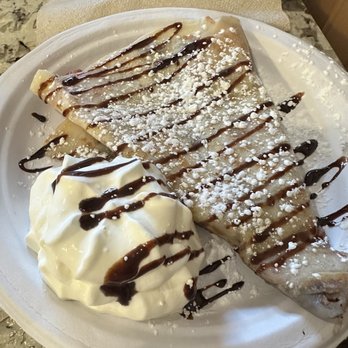 Royal Cafe & Creperie - Royal Trinity Crepe (Nutella, strawberry, banana) - Creperies Near Me - Matthews, North Carolina