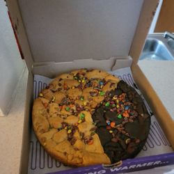 Insomnia Cookies - Birthday cookie with 3 flavors
