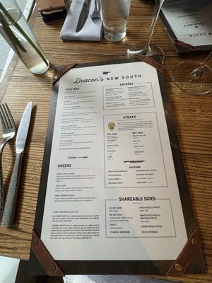Menu photo 1 Deacon's New South Nashville, TN