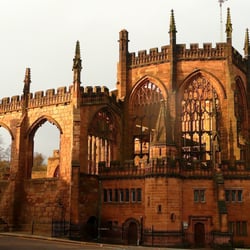 Coventry Cathedral - The shell of the old cathedral is beautiful