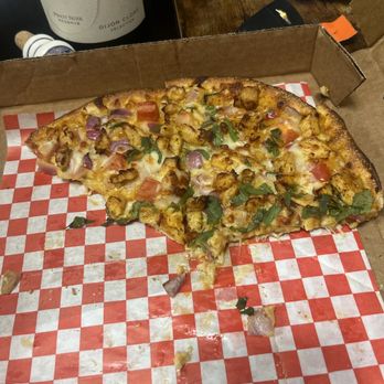 Pizza Twist - Hercules, CA - We were eager to dive in so this is what we were able to capture of the pizza - Pizza Near Me - Hercules, California