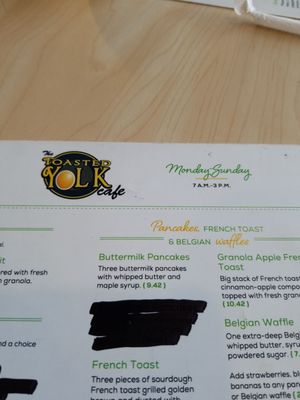 Menu photo 8 The Toasted Yolk Cafe Beaumont, TX Menu photo 8 The Toasted Yolk Cafe Beaumont, TX