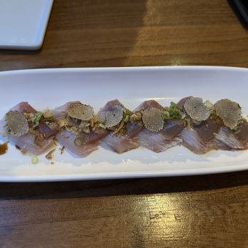 Elephant Sushi - Hamachi Truffle - This was DELISH! Just say YUM! :0) - Sushi Bars Near Me - San Francisco, California Elephant Sushi - Hamachi Truffle - This was DELISH! Just say YUM! :0) - Sushi Bars Near Me - San Francisco, California