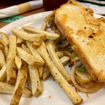 Jacob Lake Inn - Vegetarian lunch. Delicious sautéed veggies and cheese on toasted bread. - American Near Me - Jacob Lake, Arizona