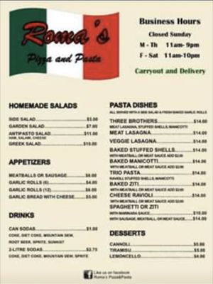 Roma's Pizza & Pasta by null