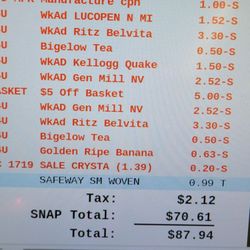 Safeway - Cora and Vons App saved me lots of money!