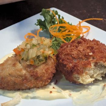 Bamboo Walk Caribbean Restaurant - Crab cakes appetizer - Caribbean Near Me - Brooklyn, New York