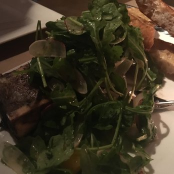 Blackfish - Bone marrow with arugula and bread - New American Near Me - Truro, Massachusetts