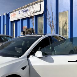 Clearchoice Window Tinting and Clear Bras - The Tesla Model 3 with 4 new windows with ceramic