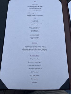 Menu photo 4 Charleston Distilling Johns Island, SC