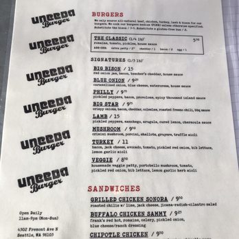 Uneeda Burger - Burgers Near Me - Seattle, Washington Uneeda Burger - Burgers Near Me - Seattle, Washington