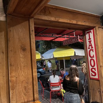 Amigos - Inside looking out to the street - Mexican Near Me - Key West, Florida