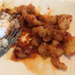 "Spicy" Thai chili chicken. Super oily and sweet "Spicy" Thai chili chicken. Super oily and sweet