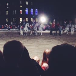 Kulturnatten I København - Royal horses perform for Kulturnatten 2015 - Christiansborg Slot