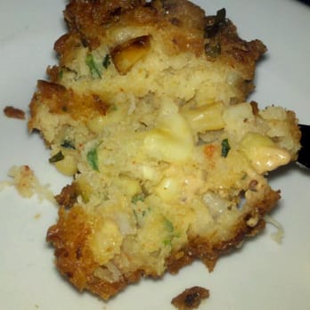 Biscuits & Blues - $8 Corn & Shrimp Fritter close up. Delicious! 4/27/12 - Jazz & Blues Near Me - San Francisco, California Biscuits & Blues - $8 Corn & Shrimp Fritter close up. Delicious! 4/27/12 - Jazz & Blues Near Me - San Francisco, California