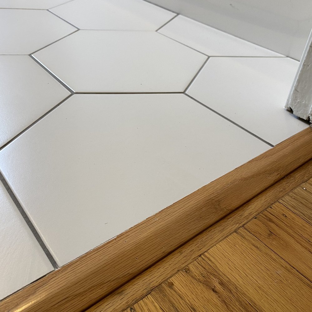 A & S Floors - Trimmed perfect! Level to the tile height! - Flooring Near Me - Benicia, California A & S Floors - Trimmed perfect! Level to the tile height! - Flooring Near Me - Benicia, California