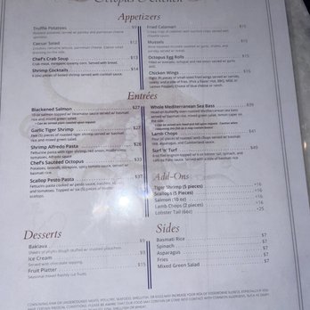 Octopus Kitchen - The food menu. - Seafood Near Me - Atlanta, Georgia