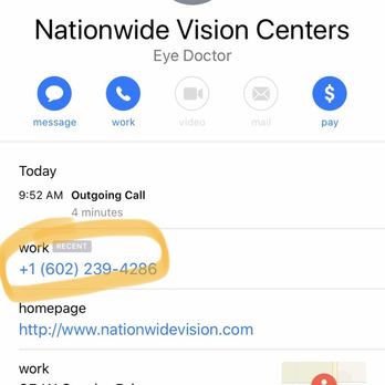 Nationwide Vision - Called to confirm on day of appointment - Eyewear & Opticians Near Me - San Tan Valley, Arizona