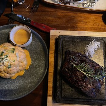 Sonora Steak - 14 oz Vacio Wagyu on a hot stone, and roasted cauliflower - Steakhouses Near Me - Maple Valley, Washington Sonora Steak - 14 oz Vacio Wagyu on a hot stone, and roasted cauliflower - Steakhouses Near Me - Maple Valley, Washington