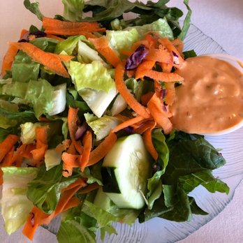 The Barge - Salad that came with my entrée - Seafood Near Me - Perth Amboy, New Jersey The Barge - Salad that came with my entrée - Seafood Near Me - Perth Amboy, New Jersey