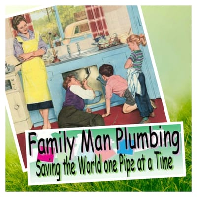 Family Man Plumbing Logo