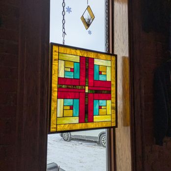 Bearded Lamb Brewing - Beautiful stain glass - Breweries Near Me - Plymouth, Michigan