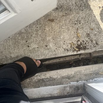 FirstKey Homes - Hole between door and porch baby got foot stuck in once - Real Estate Services Near Me - Marietta, Georgia