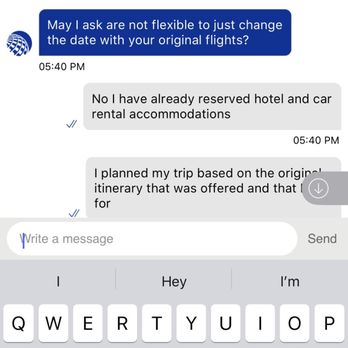 United Airlines - Conversation with United Rep - Airlines Near Me - Dulles, Virginia United Airlines - Conversation with United Rep - Airlines Near Me - Dulles, Virginia