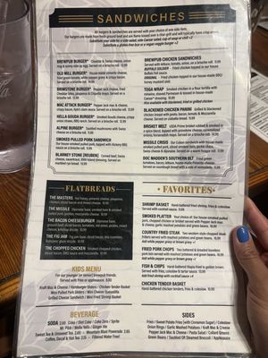 Menu photo 1 Old Mill Brewpub Lexington, SC Menu photo 1 Old Mill Brewpub Lexington, SC
