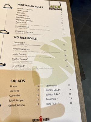 Menu photo 5 URBN Sushi San Diego, CA