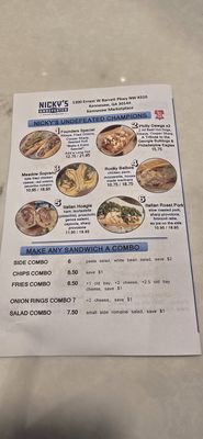 Menu photo 4 Nicky's Undefeated Kennesaw, GA Menu photo 4 Nicky's Undefeated Kennesaw, GA